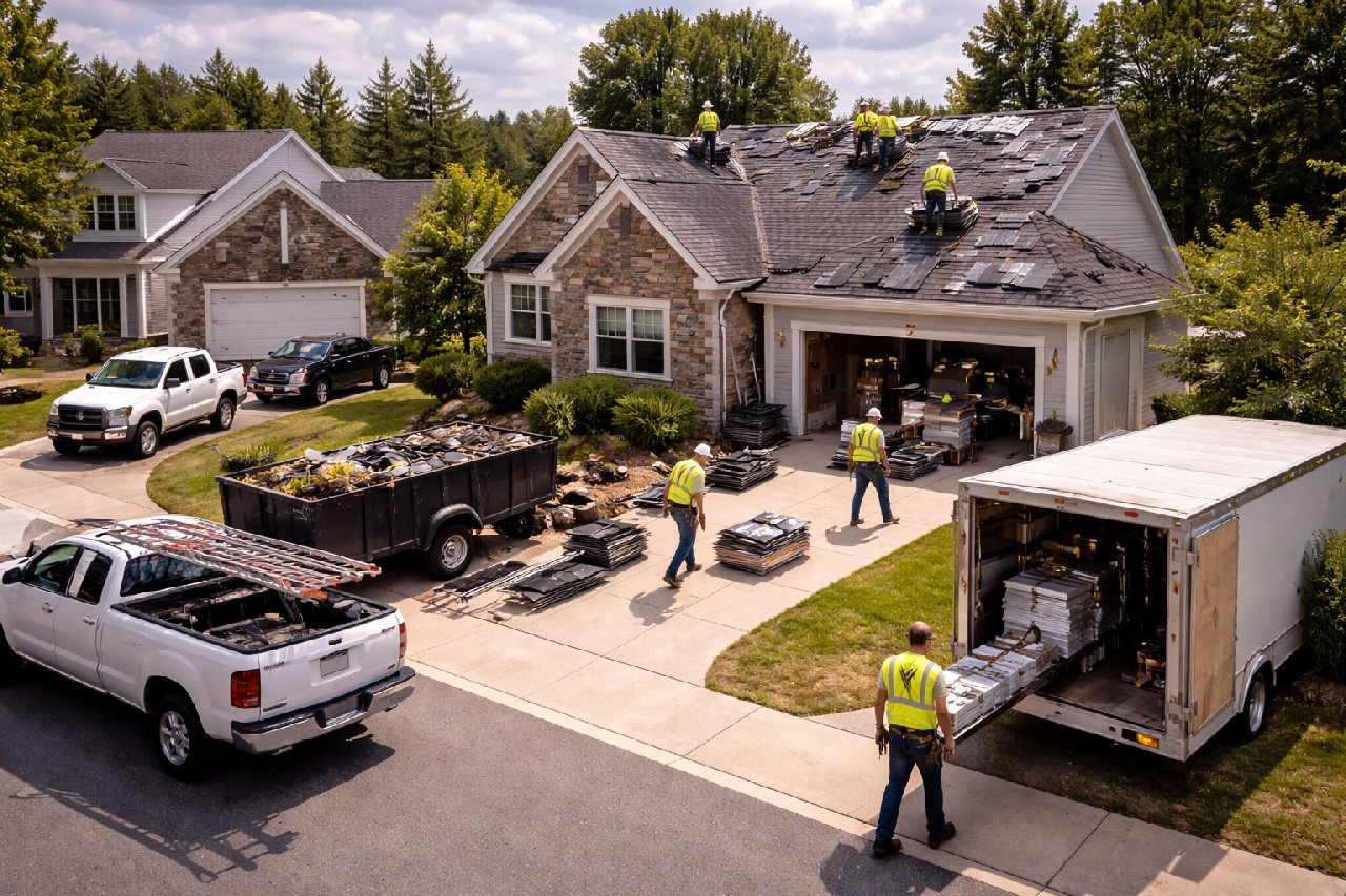 Slate Roof Installation service photo